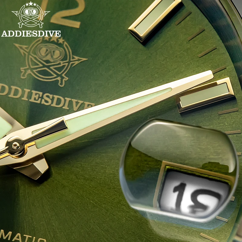 Addiesdive 2025 novo safira nh35 relógios mecânicos automáticos super luminoso 200m à prova dwaterproof água relógio masculino ad2085 reloj hombre