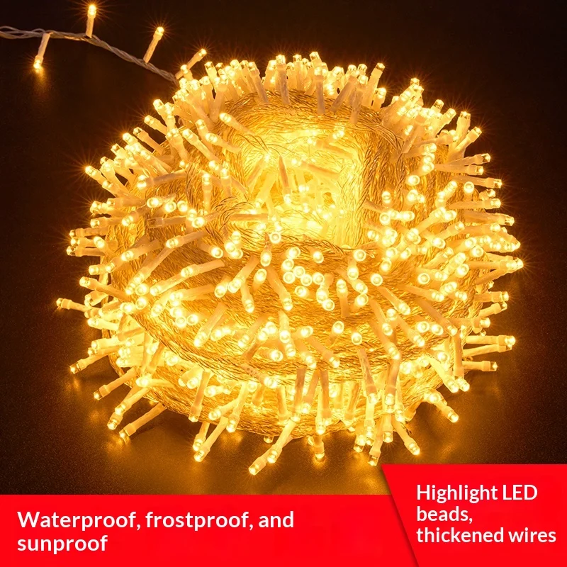 LED السماء المرصعة بالنجوم ضوء ملون سلسلة في الهواء الطلق مقاوم للماء ضوء وماض خيمة التخييم شجرة معلقة ضوء الجو الزخرفية #1