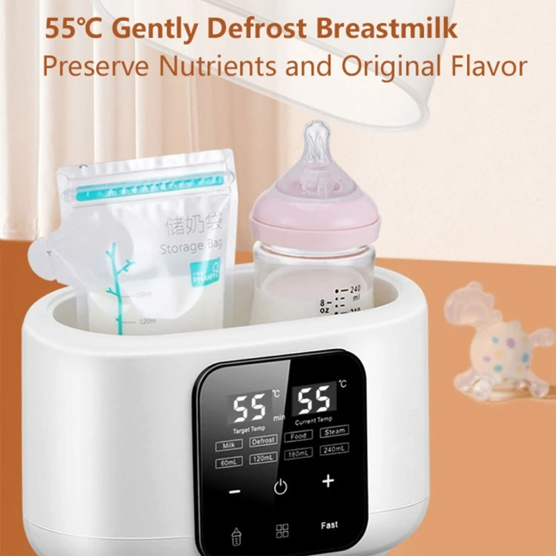 multifunction Baby Bottle Warmer Quick Heat Milk & Warmer Double Bottle sterilizate Compact Baby Bottle Warmer