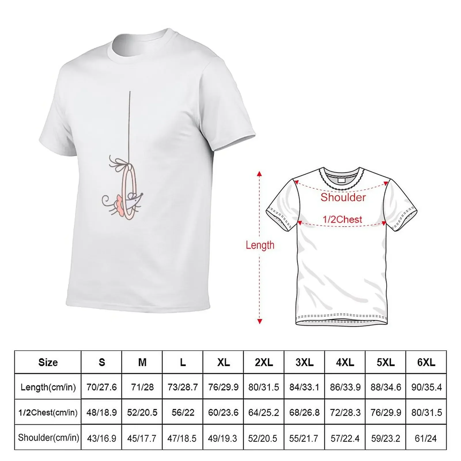 MOUSE AT THE CIRCUS AERIAL HOOP T-Shirt gifts for boyfriend korean fashion anime clothes Louboutins mens t shirts top quality