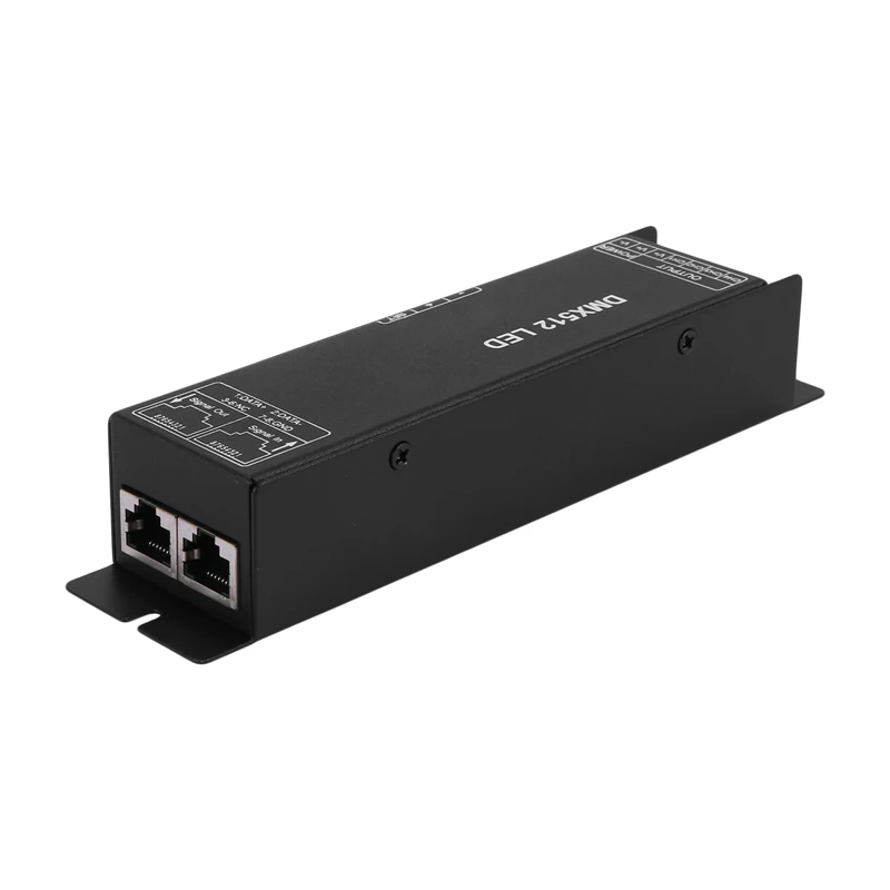 Декодер цифрового дисплея Dmx 512, приглушающий драйвер Dmx512, контроллер для светодиодной ленты Rgbw, освещение Rj45, подключение Φ 20A (4 C