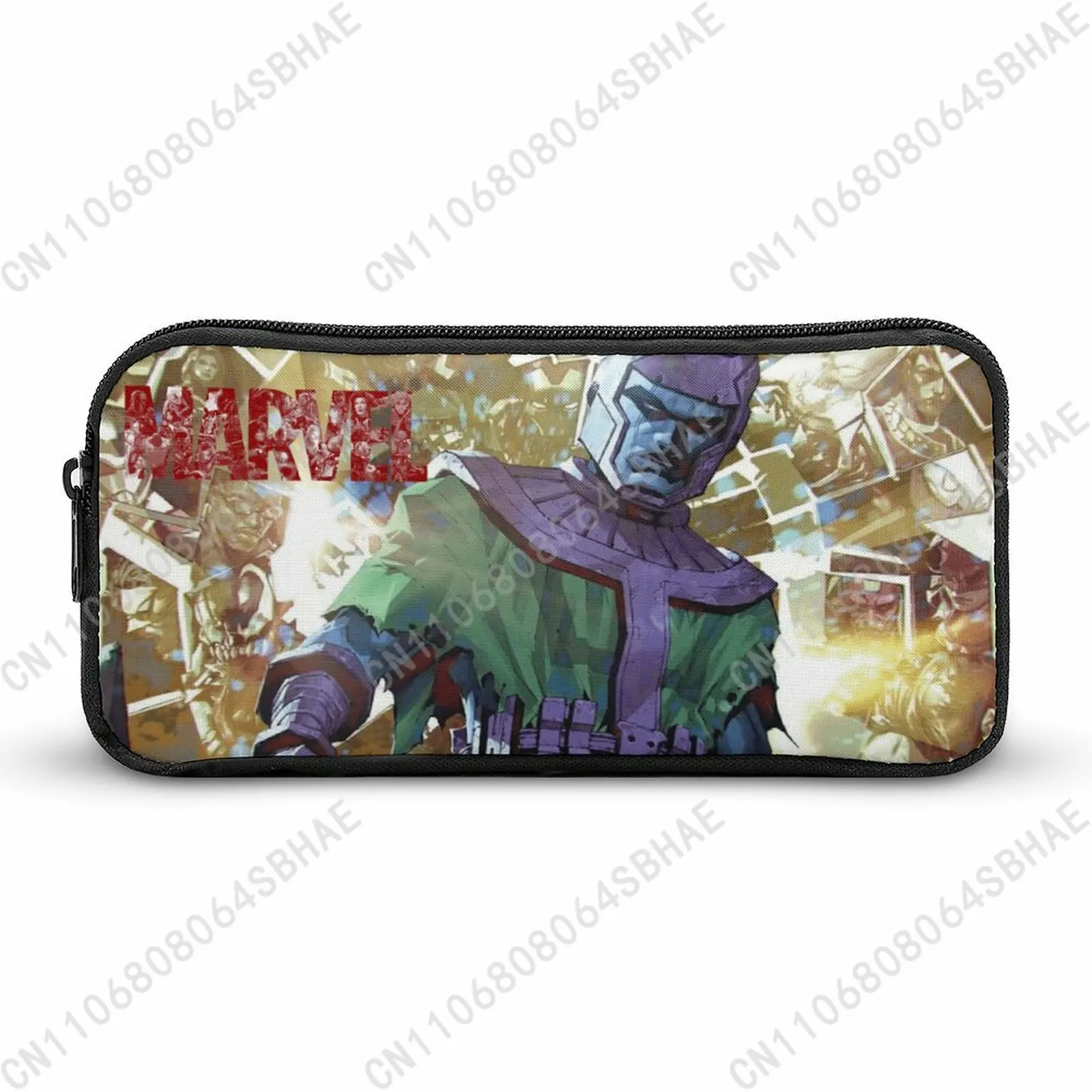 

Marvel Kang Pencil Case Teens Custom Pattern Simple Pen Bag School Stationery Pouch Personalized Zipper Bag Cosplay