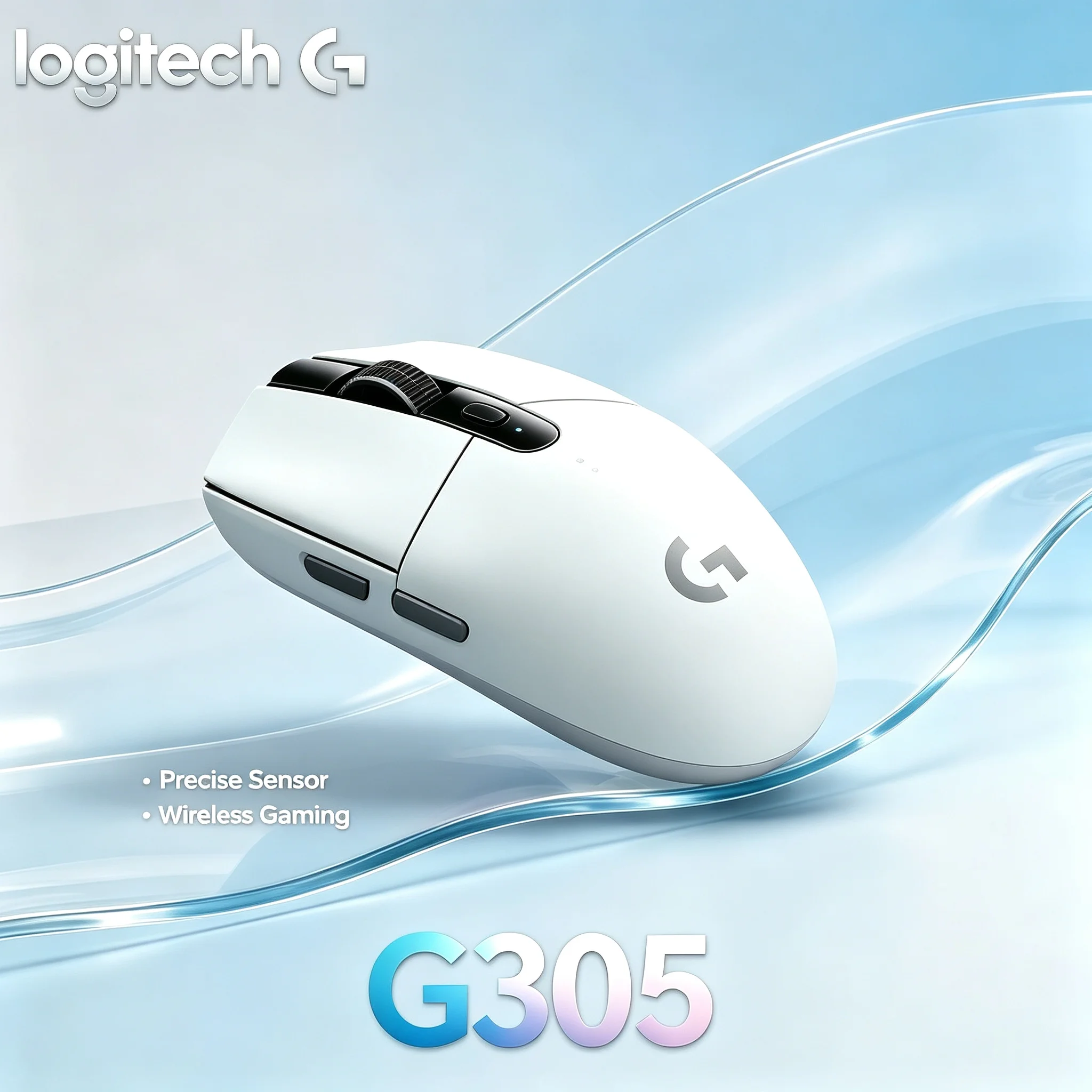 Logitech G305 High Performance Wireless Gaming Mouse Adjustable DPI HERO Sensor For Laptop Desktop Game User