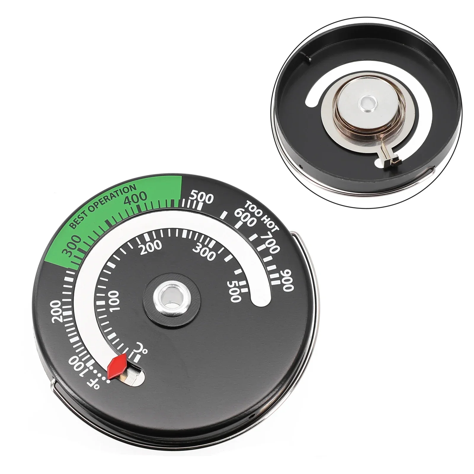 

Hot New Quality Fireplace thermometer Kitchen Accessories Home Measurement Oven Place Stove Temperature Burner