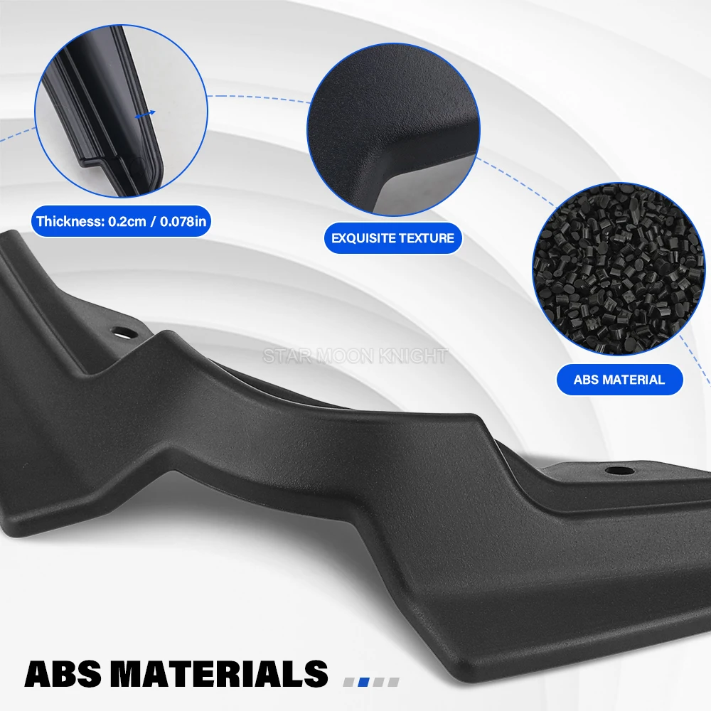 For Tiger Sport 800 Sport 660 Beak Extension Front Fender Spoiler ABS Nose Cone Winglet Cover Motorcycle Accessories