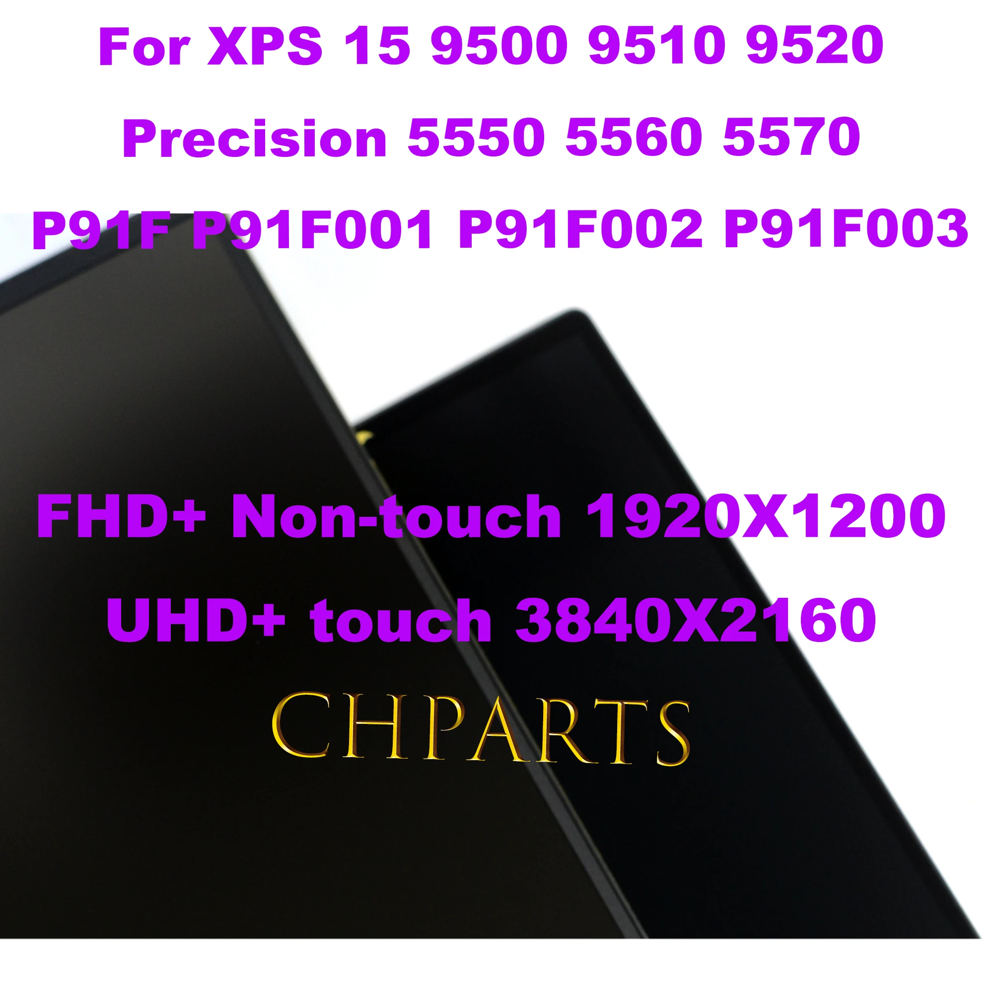 Imagem -05 - Conjunto de Substituição do Visor Táctil Lcd Tela Dell Xps 15 9500 9510 Precisão 5550 5560 5570 P91f P91f001 P91f002 P91f003