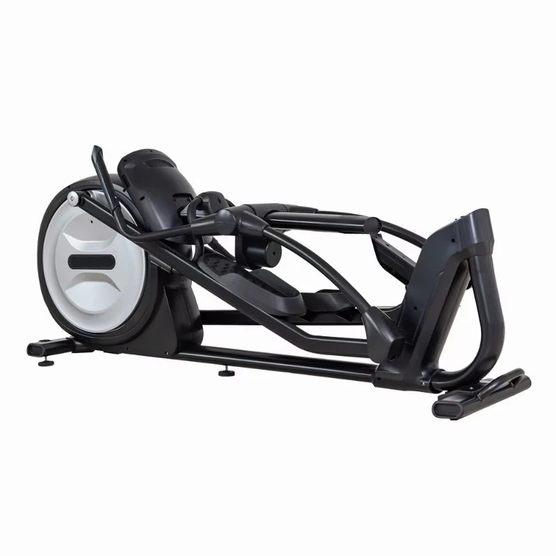 Foldable Rear Drive Cross Trainer Dual Power Elliptical Fitness Equipment