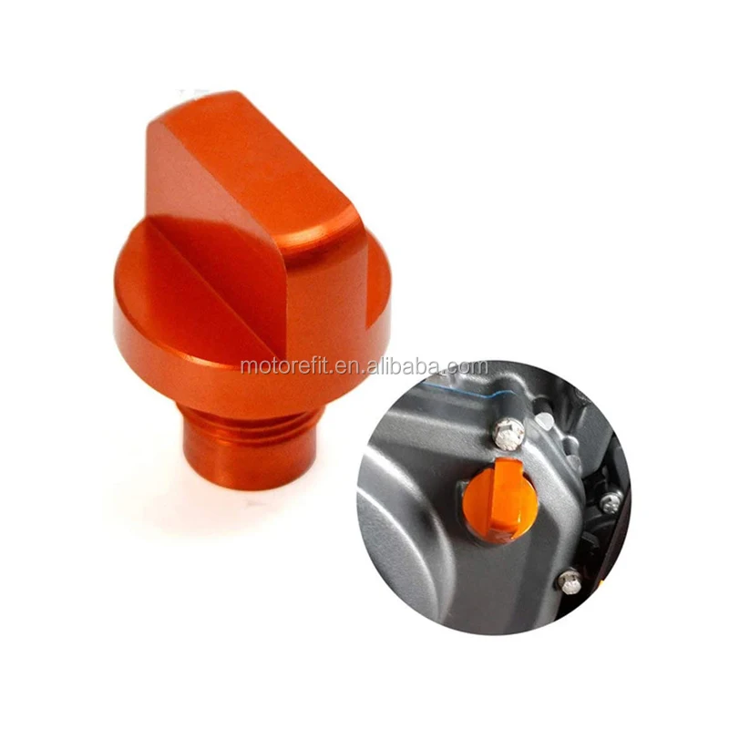 

Motorcycle Parts CNC Orange Aluminum Engine Cover For DUKE 125/200/390 Magnetic Fuel Tank Spark Plug