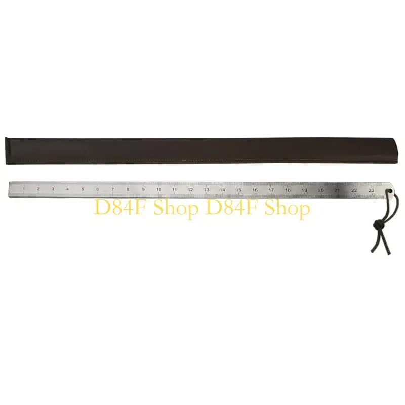 D84F Steel Accuracy Rulers 5mm Thick Strong Construction Tool Accuracy Measuring Tool for Technical Drawing & Carpentry