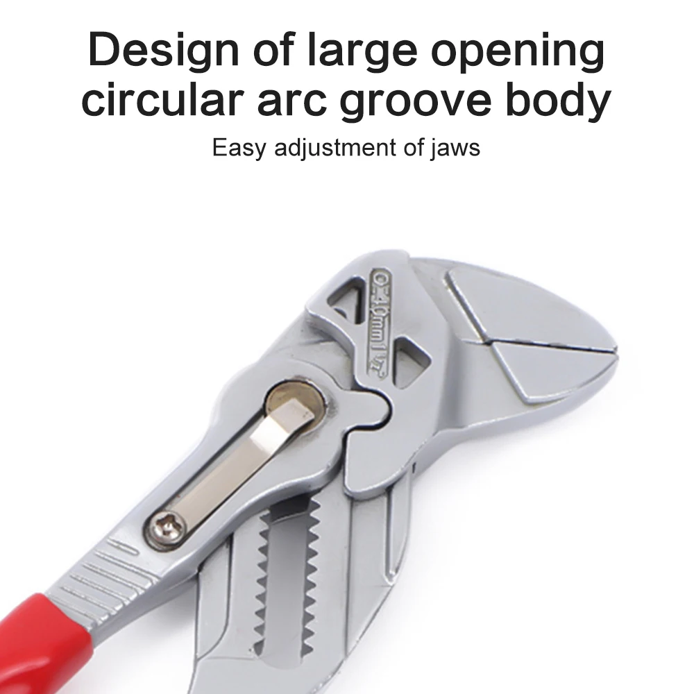 Chiave Eagle Beak Pinza per tubi dell'acqua Chiave regolabile multifunzione Morsetto per pressa Grande apertura Strumenti idraulici per la casa