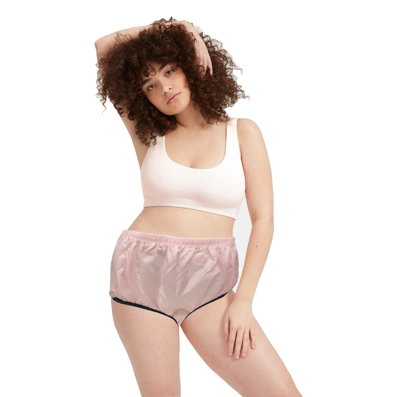 2 uds ropa interior para adultos a prueba de fugas para incontinencia, ropa interior impermeable reutilizable de bajo ruido para adultos, pantalones de plástico
