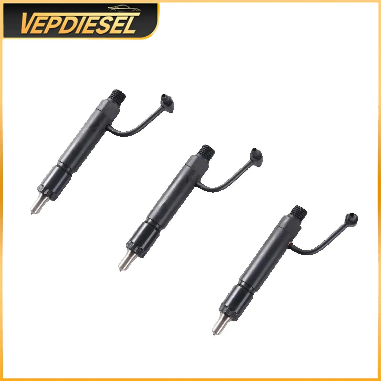 

729503-53100 Fuel Injector 3PCS for Yanmar Komatsu 3D84E 3D84 3TNE84 3TNE88 Diesel Engine