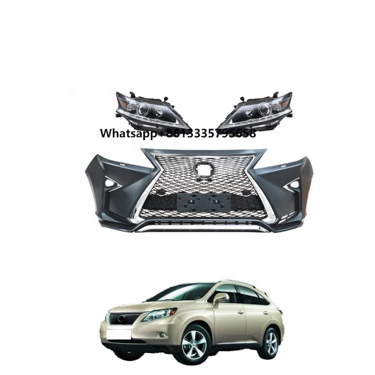 

Car Accessories Front Bumpers Grille Headlights Body Kit RX 2009-2015 Upgrade 2016 Body Kits for Lexus RX350 RX400
