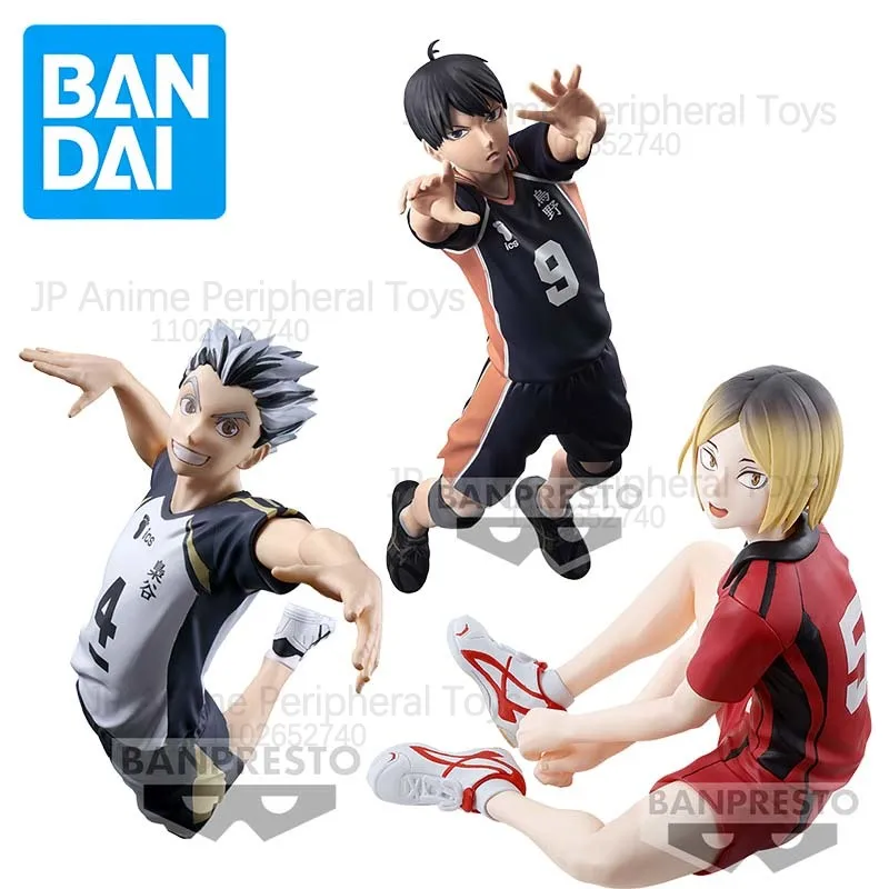 Bandai Anime Haikyu Kozume Kenma Kozume Kenma Tobio Kageyama Posing Figure Action Figurine PVC Model Banpresto Birthday Gift