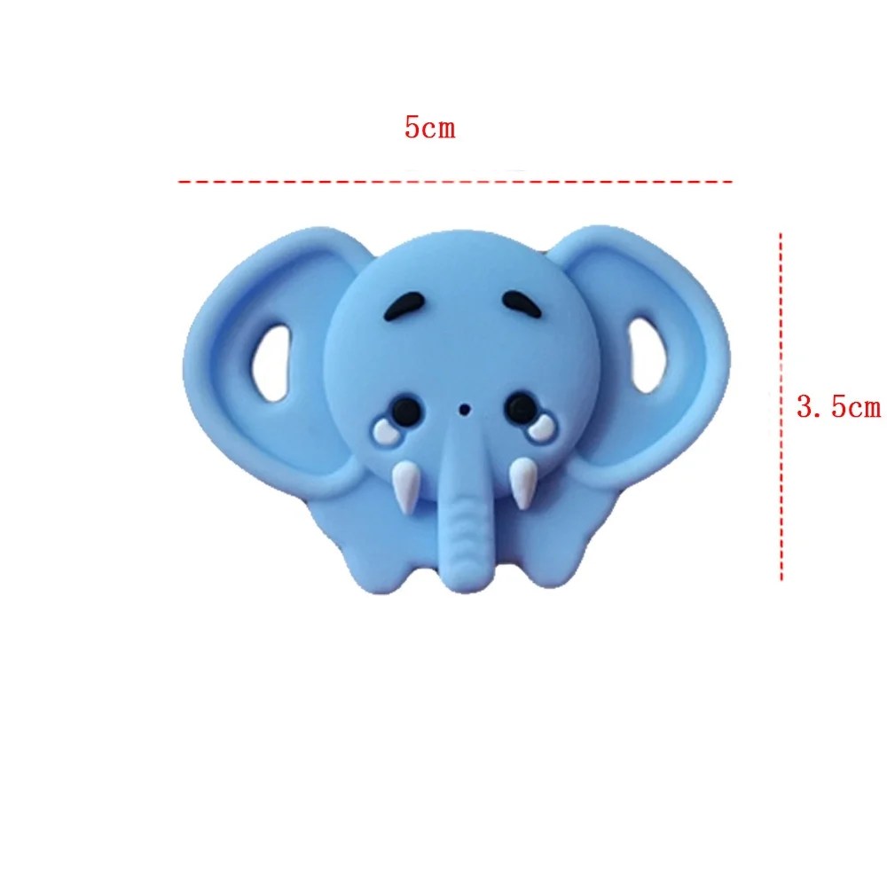 Little Animals Full Silicone Pacifiers Photography Accessories Elephant BPA Free Available For 0-3 Years Newborn Perfect Gift