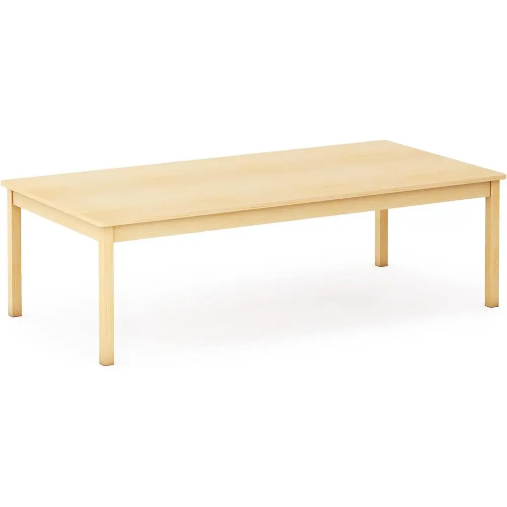 

Natural Wooden Activity Table for Kids, 30 x 60, 18 Height | Seats 8 | Suitable for Preschool, Daycare, Classroom & Playroom