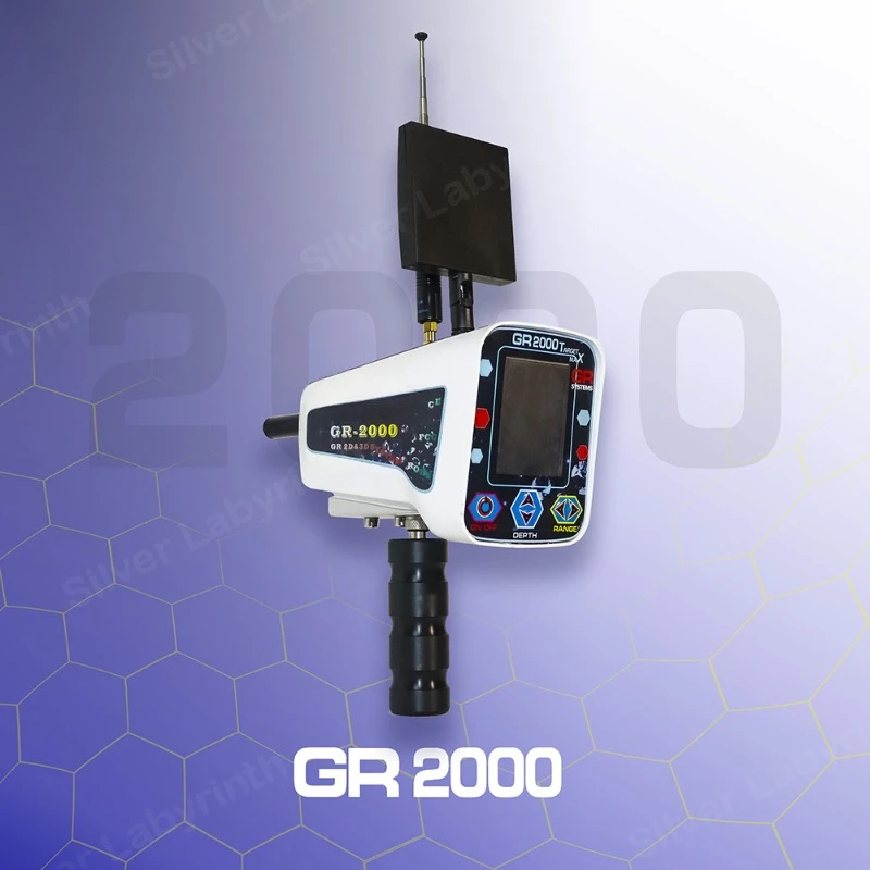 GR2000 Underground Metal Detector Treasure Detector Gold, Silver and Gem Large Depth Detector