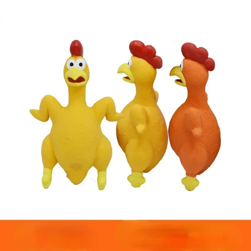 Screaming Chicken Squeeze Sound Toy Pets Dog Toys Product Shrilling Decompression Tool Squeak Vent Chicken