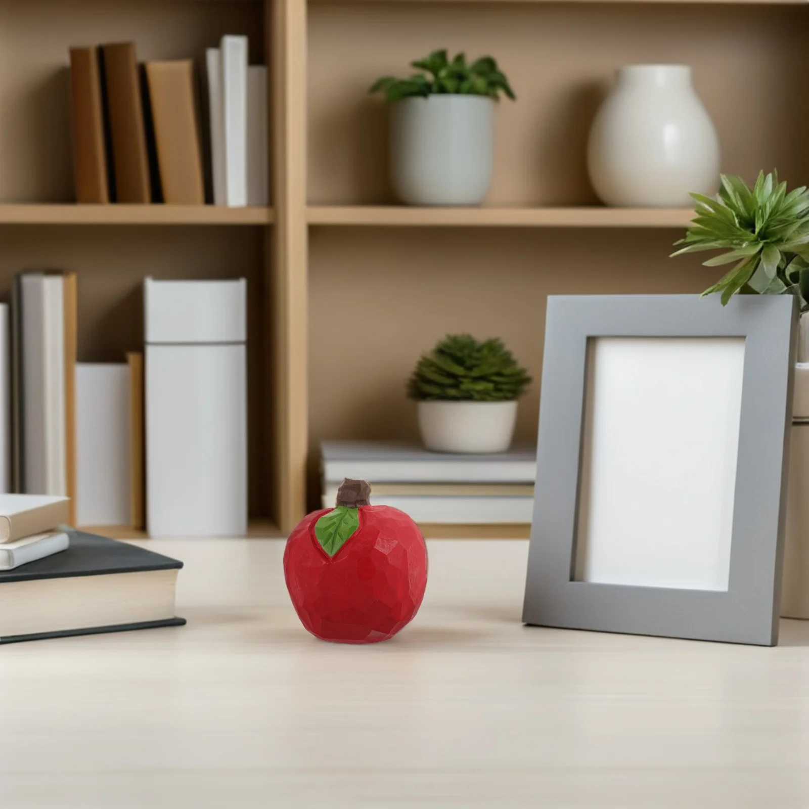 

Creative Wood Carved Decor - Natural Grain Lifelike Fruit Ornament for Home Office Party Cabinet Display Christmas Wedding