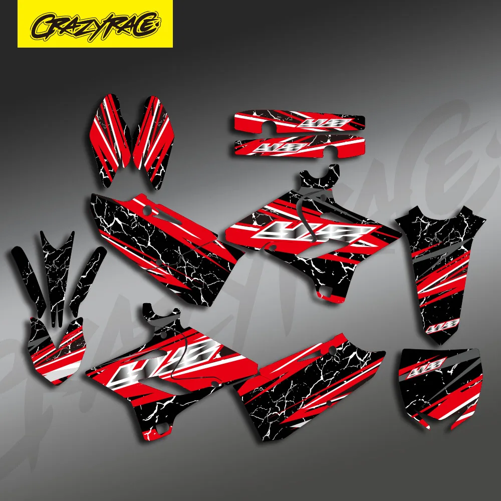 لياماها YZ125 YZ250 125 YZ 2015 2016 2017 2018 2019 2020 2021 موتوكروس مخصص الرسومات شخصية ملصقات مصورة كيت
