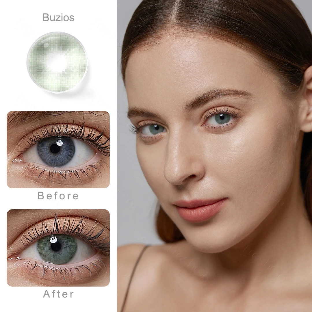 Color Contact Lenses with Diopter Graduated Contact Lenses with Degree Natural Myopia Lenses Prescription Lenses with Power