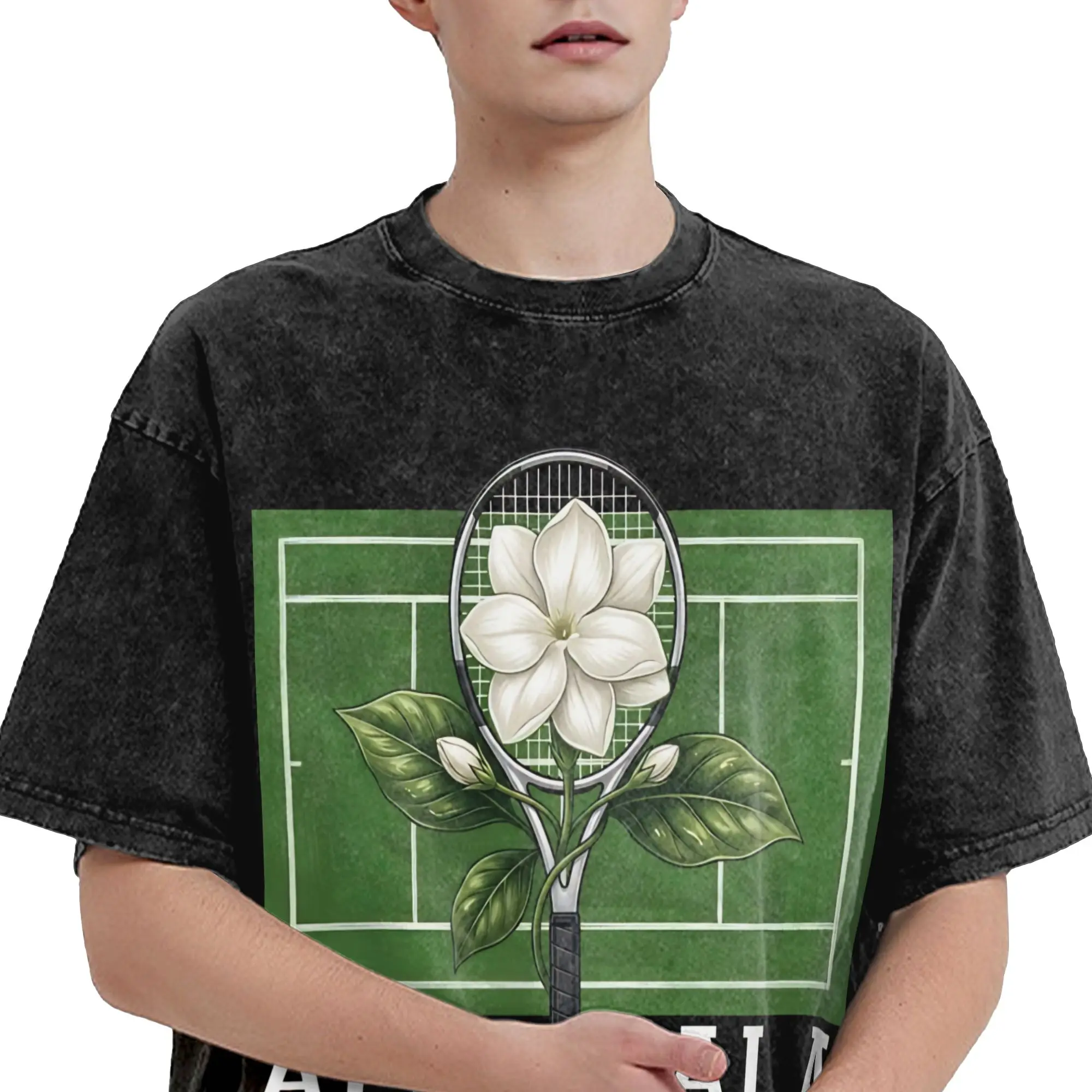 Alexandra Alex Eala tennis 2026 Washed T Shirt Streetwear Hip Hop Retro T-Shirt  Tees Men Women Short Sleeve Oversize