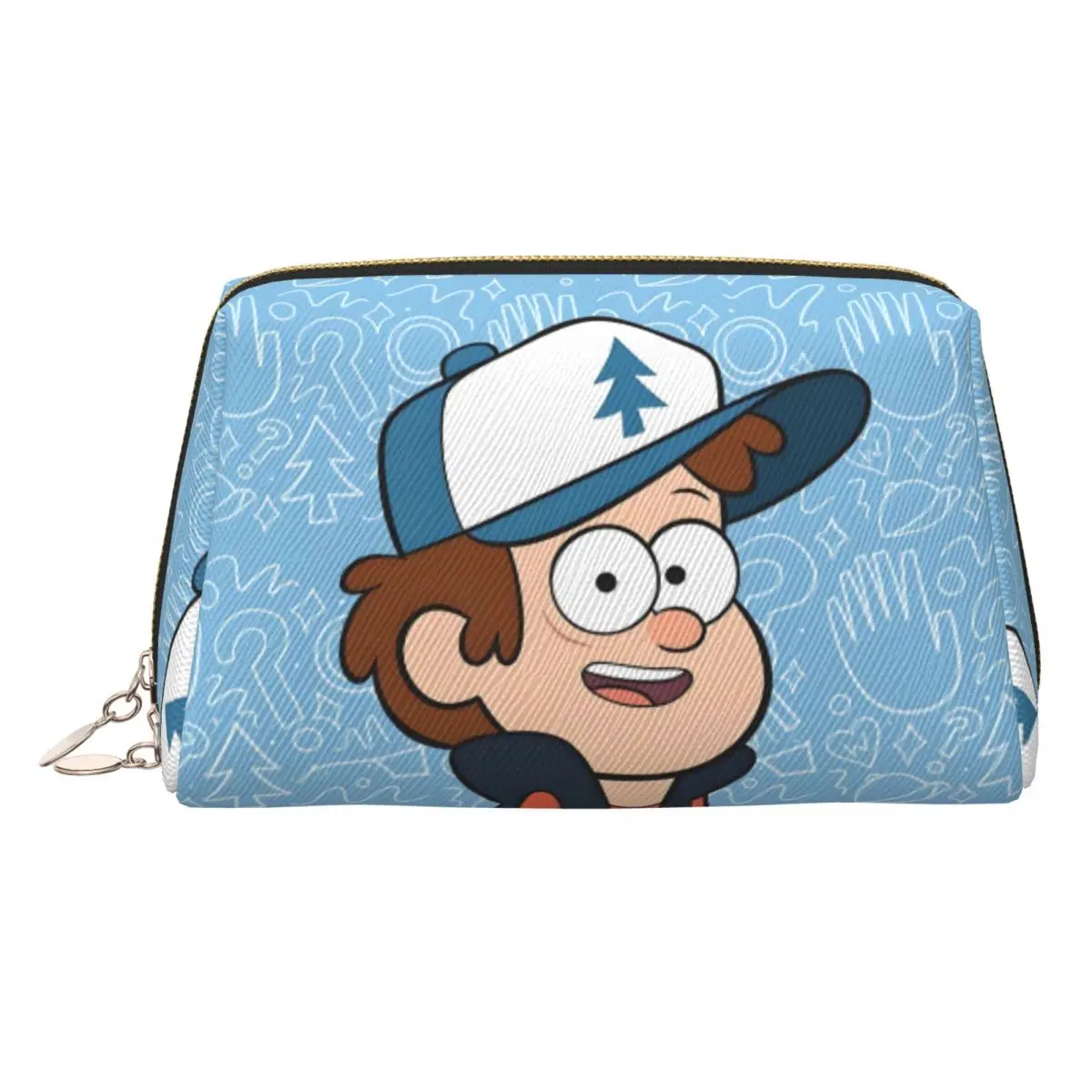 

Custom Gravity Falls Cartoon Anime Travel Cosmetic Bag for Women Comic Toiletry Makeup Organizer Lady Beauty Storage Dopp Kit