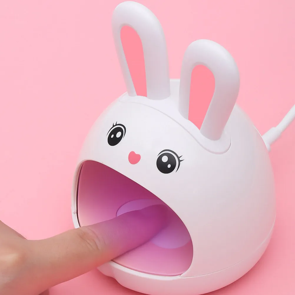 

Rabbit Appearance Mini LED Uv Nail Lamp Gel Polish Dryer Fast Drying Few Seconds Precise Bubble Free Manicure Gel Nail Light