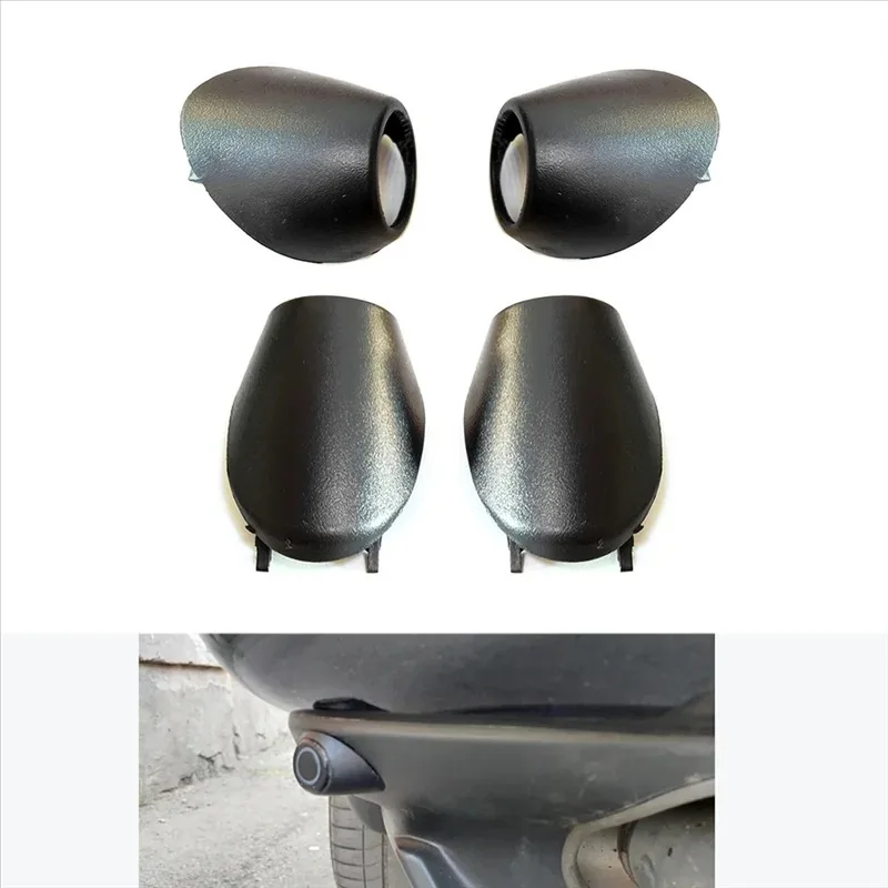51128268367 51128268370 51128268369 4Pcs/Set Rear Parking Sensor Outer Cover Trim Black ABS Fit For BMW X5 E53 2000-2006-N26R