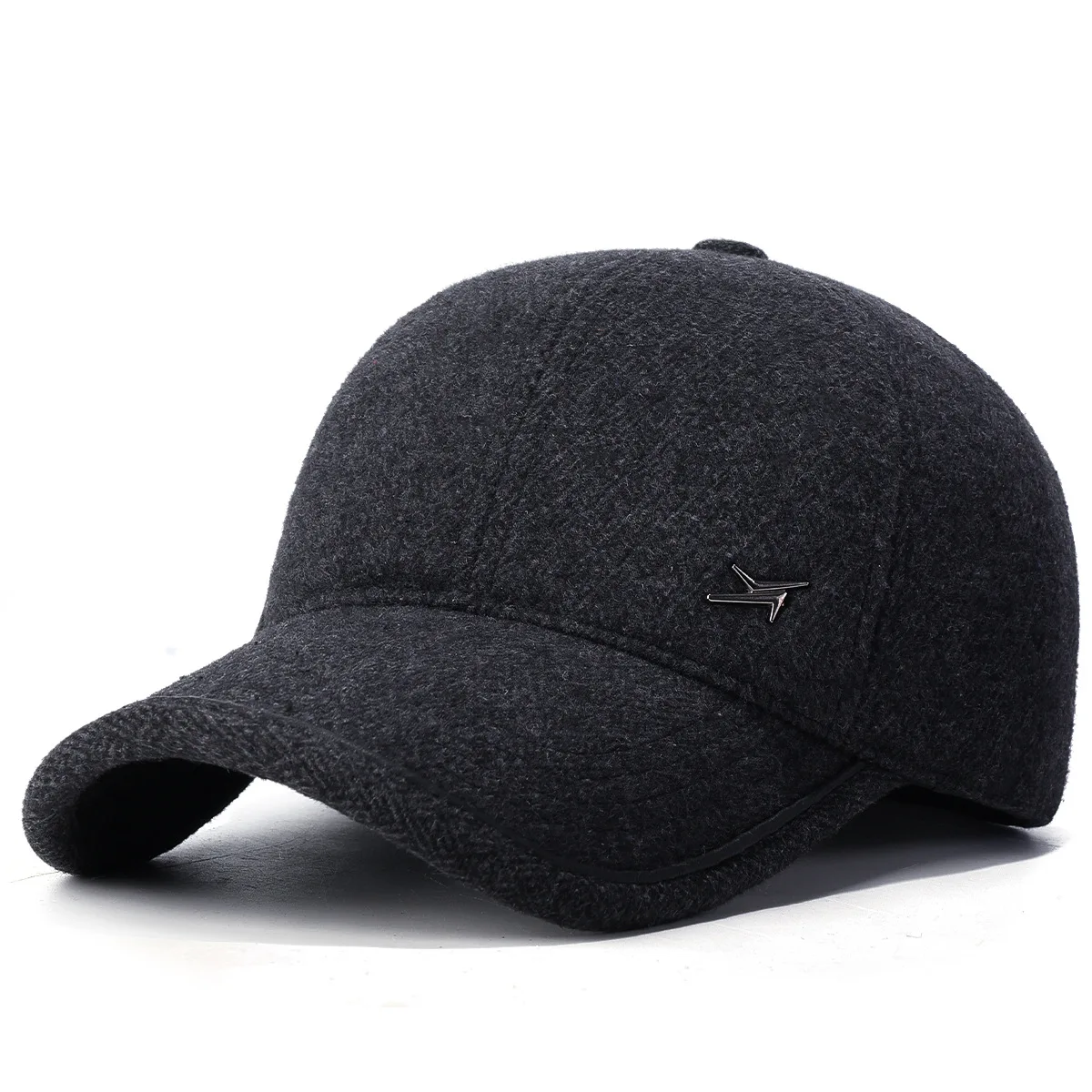 New Winter Fleece-lined Fluffy Thickened Baseball Caps For Men Woolen Warm Coldproof Earmuffs Hats Men's Cap gorras 모자 кепка