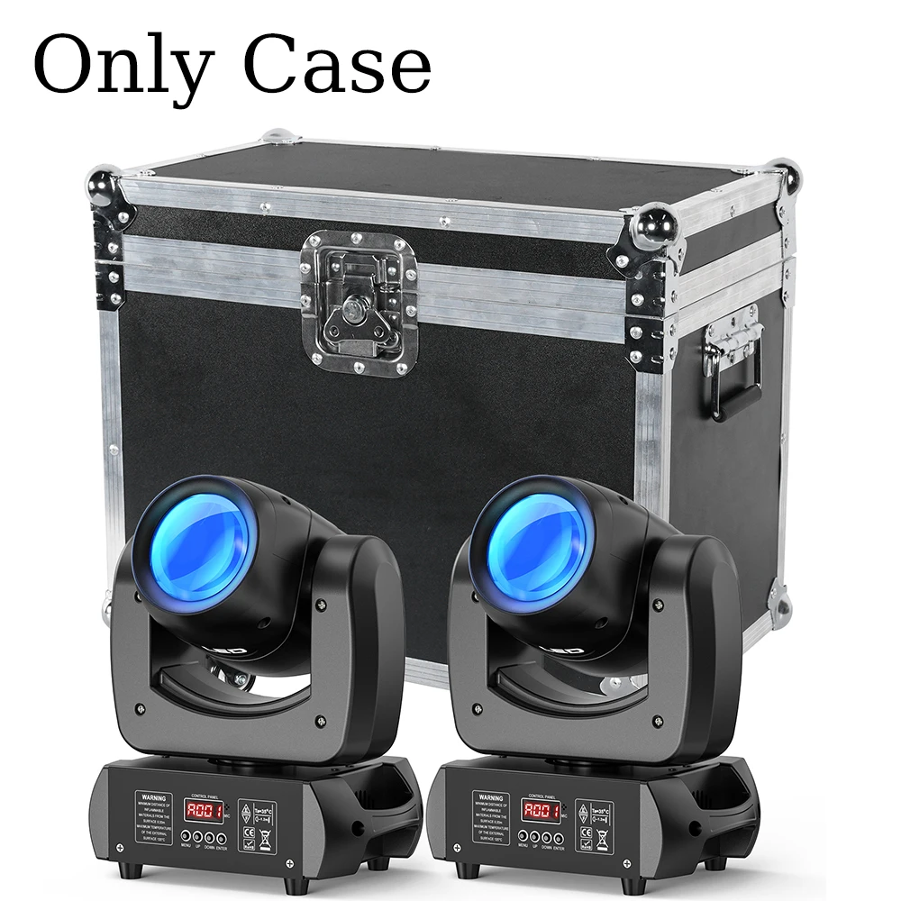 Fieryzeal Gator Cases voor (2) 100W Beam Moving Head Light Flycase DMX DJ Podiumlicht Flightcase Podiumapparatuur 42x41x39.5cm