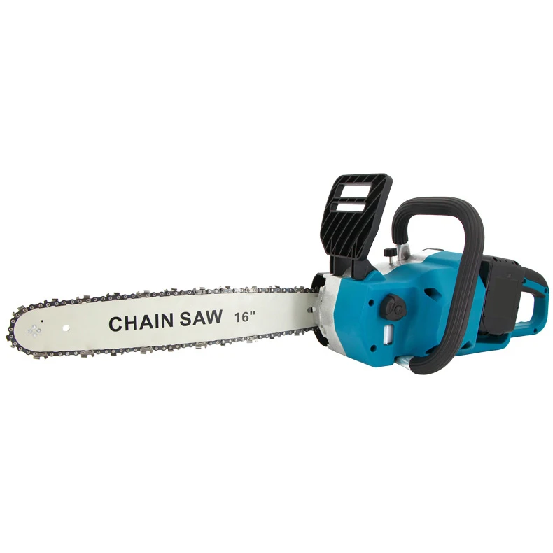 High Quality 16-Inch Cordless Wood Cutting Machine Garden Electric Lithium Battery Power Chain Saws Industrial OEM Customizable