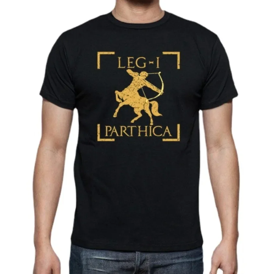 

Легио I Parthica. Футболка с эмблемой Roma Legion Centaurus. Летняя хлопковая мужская футболка с круглым вырезом и коротким рукавом, новинка S-3XL
