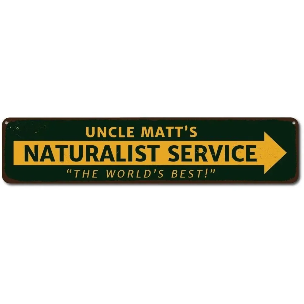 CIFbuy Personalized Text Long Metal, Custom Naturalist Service Arrow Wall Ornament