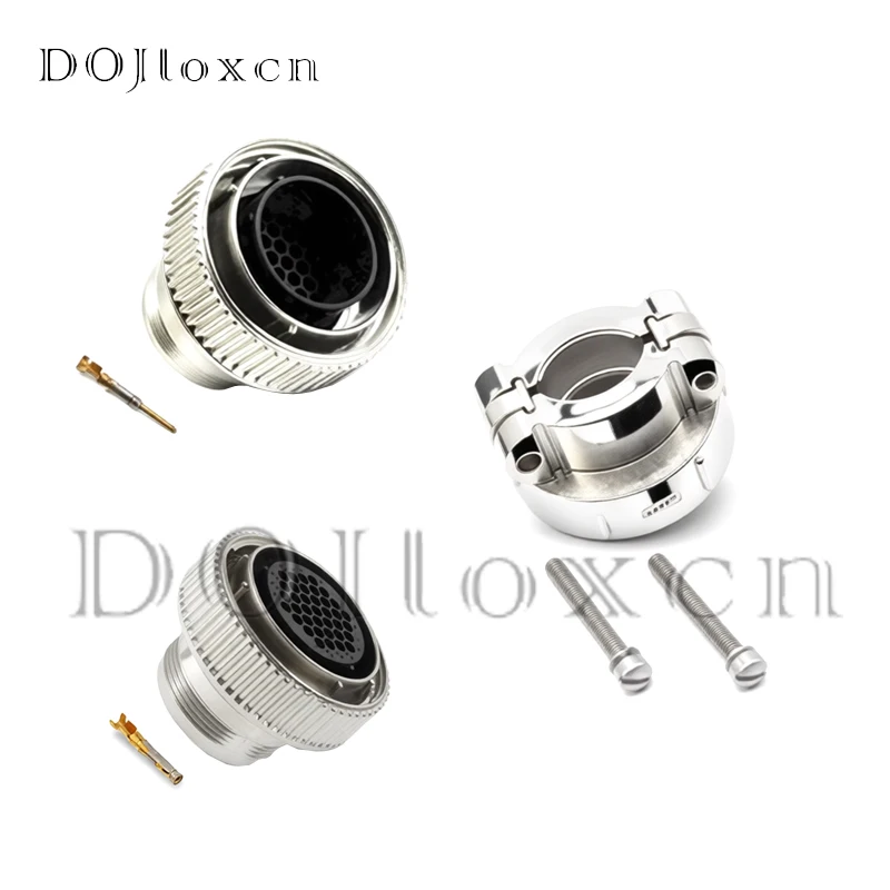 1 Set 37 Pin TE AMP Tyco AMP 208472-1 208470-1 Connector Metal Aviation Plug Male Female Wiring Socket With Terminal