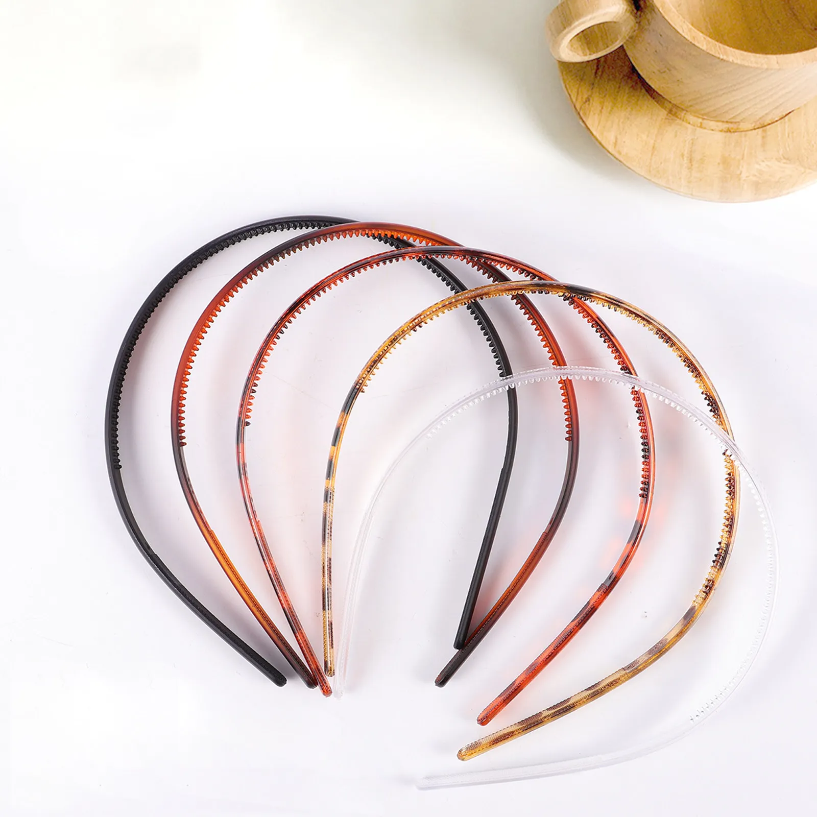 

12Pcs Plastic Hairband Hair Hoop for Lady Breathable Comfortable Chic Design One Size Fits Most Hair Accessories for Women