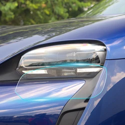 TPU for Porsche Taycan 2020 2021 2022 2023 PPF Transparent Protective Sticker Headlight Rearview Mirror Film Anti-Collision