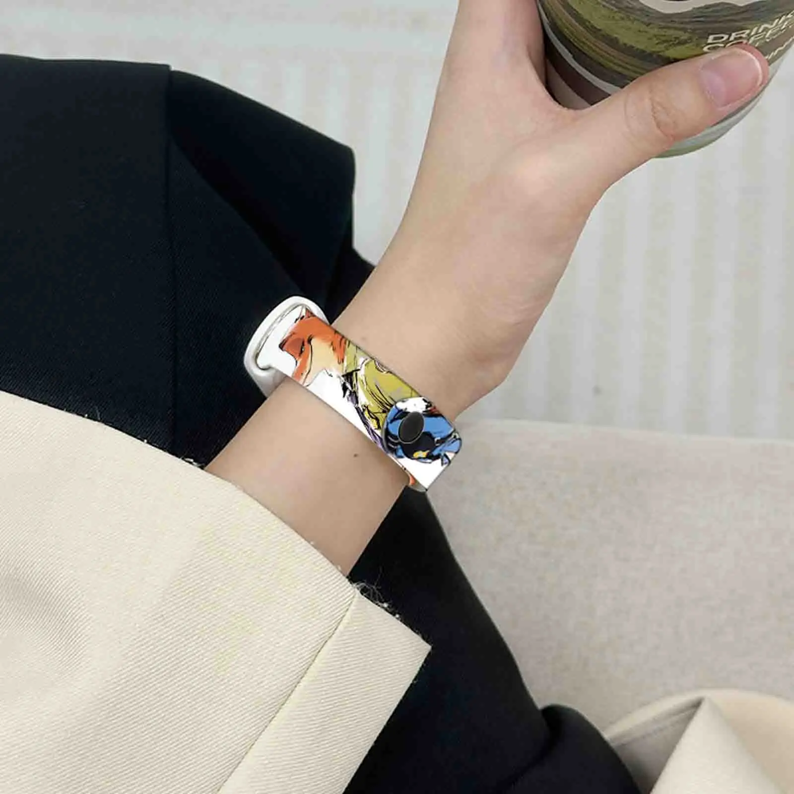 Tali Jam Tangan Resmi Berlisensi Disney Zootopia 2 untuk Xiaomi Mi Band 10/9/8, Tali Silikon Tipis Lembut Motif Kartun, Hadiah untuk Anak-Anak