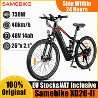 EU In Stock SAMEBIKE XD26-II Electric Bike 750W 48V 14AH 26-inch Ebike Mountain Adult Electric Bicycles Hydraulic Disc Brake