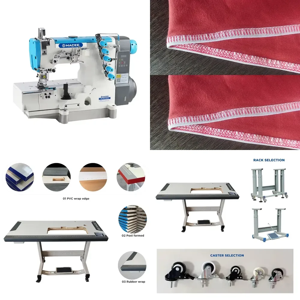 

MC 500-02DS 3 5 Thread High Speed Flatbed Interlock Sewing Machine Industrial in China