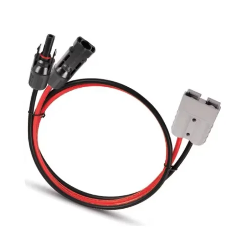 Solar Panel Extension Cable 6mm2 10AWG 50A Connector for Car Battery And Solar Panel 50/100/200CM Adjustable Length