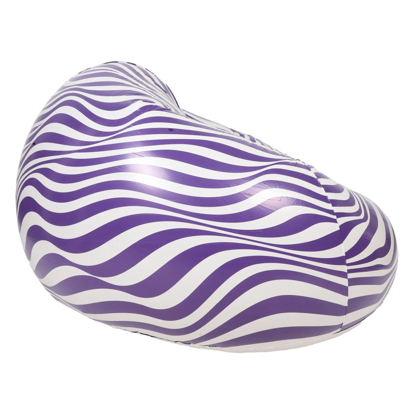 

Outdoor Inflatable Bean Bag Foldable Chair Single Striped Design Camping Inflatable Stool Furniture Durable PVC