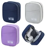 Portable Cable Organizer Waterproof Storage Bag for Power Bank Digital Cable Case Earphone Oxford Cloth Earphone Holder Case