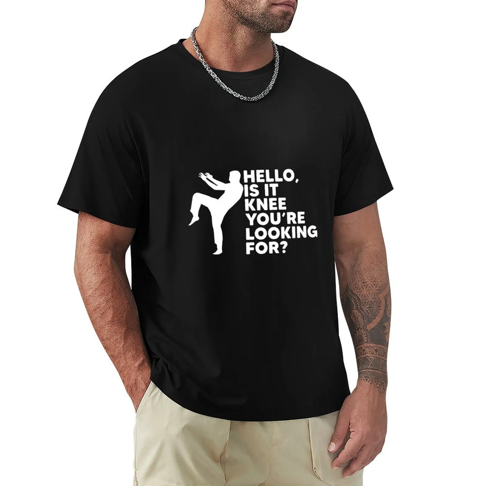 

A classic gift idea Krav Maga knee thing T-Shirt Heavy Duty Casual Work Tee