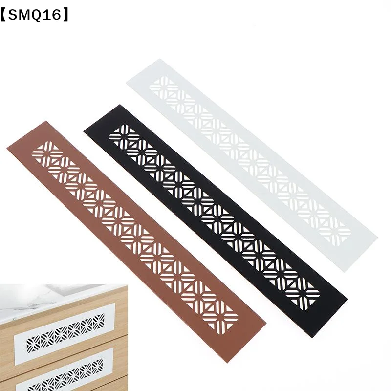 Aluminum Alloy Vents Cover Rectangle 50 Wide Air Vent Decor Louver Breathable Mesh Ventilator Grille Cover【SMQ】