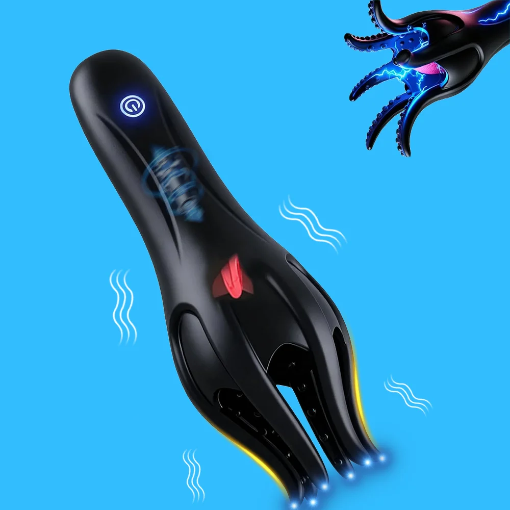 Glans Trainer for Men Powerful Vibrating Penis G Spot Masturbator Prolong Endurance Massage Vibrator Erotic Sex Toys Masturbator