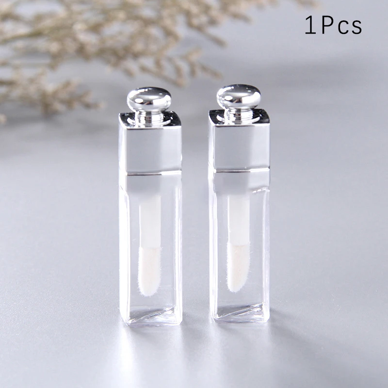 3ML Refillable Bottled Lip Glaze Empty Tube Lip Gloss Tube Lipstick Tube Lip Glaze Tube Eyelash Tube Thick Rod Travel Supplies