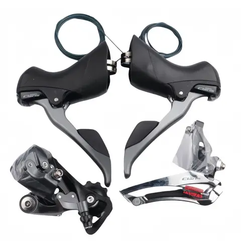 Shimano Claris R2000 2x8-växlad racercykel 3-delat gruppset FD-R2000 RD-R2000 ST-R2000 Shimano originaldelar 3-delat R2000 8 best sales Shimano Claris R2000 2x8-växlad - №1