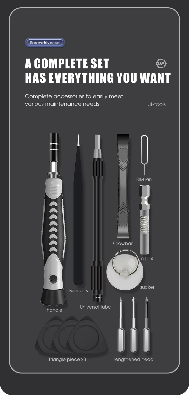 130 in 1 Precision Screwdriver Set Portable Hand Tool Kits Magnetic Bits Mine Small for Xiaomi Mobile Cell Phone PC Watch Repair