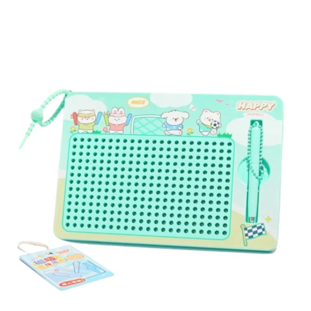 

Magnetic Toy Steel Ball Drawing Board Puzzle Fun Writing Pad Bag Pendant Sketch Pad Cartoon Doodle Board Keychain